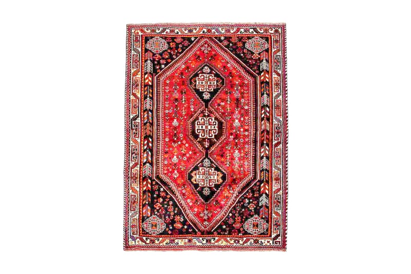 Håndknyttet persisk tæppe 179x253 cm - Rød / Beige - Orientalske tæpper - Persisk tæppe