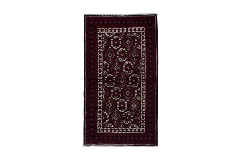 Håndknyttet persisk tæppe bølge 102x190 cm Kelim - Rød / sort - Orientalske tæpper - Persisk tæppe