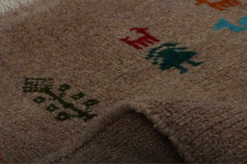 Håndknyttet persisk tæppe 104x140 cm Kelim - Beige - Orientalske tæpper - Persisk tæppe