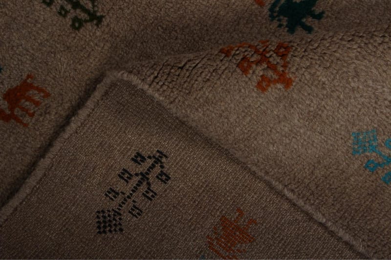 Håndknyttet persisk tæppe 104x140 cm Kelim - Beige - Orientalske tæpper - Persisk tæppe
