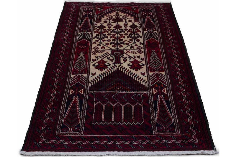Håndknyttet Persisk tæppe 100x175 cm Kelim - Beige / rød - Orientalske tæpper - Persisk tæppe