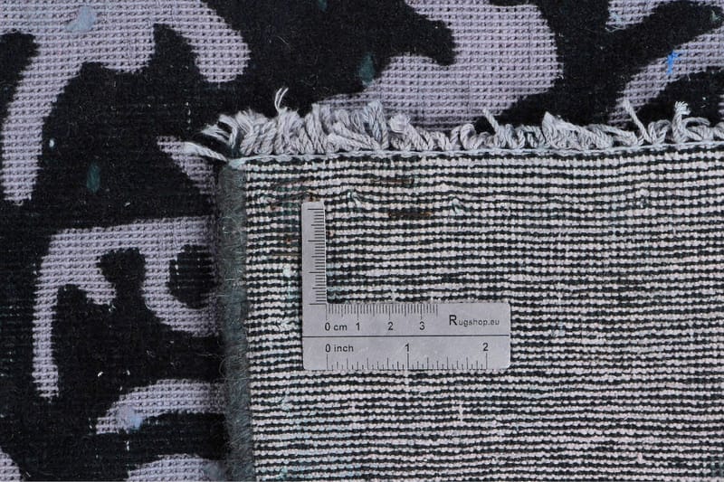 Håndknyttet persisk uldmåtte 282x385 cm Vintage - Mørkegrøn - Orientalske tæpper - Persisk tæppe