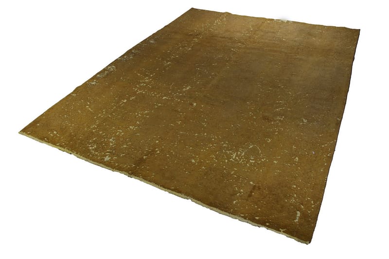 Håndknyttet persisk uldmåtte 299x382 cm Vintage - Sennep - Orientalske tæpper - Persisk tæppe