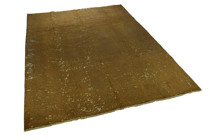 Håndknyttet persisk uldmåtte 299x382 cm Vintage - Sennep - Orientalske tæpper - Persisk tæppe