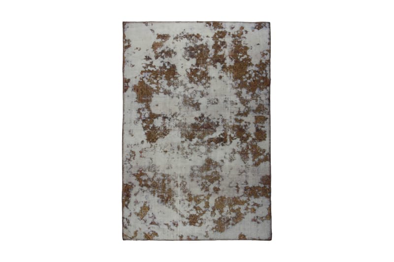 Håndknyttet persisk tæppe 110x164 cm Vintage - Beige / brun - Orientalske tæpper - Persisk tæppe