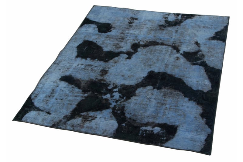 Håndknyttet persisk tæppe 172x220 cm Vintage - Blå / mørkeblå - Orientalske t�æpper - Persisk tæppe