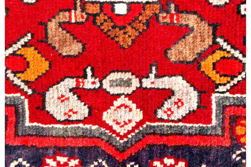 Håndknyttet persisk tæppe 152x258 cm - Rød / Beige - Orientalske tæpper - Persisk tæppe
