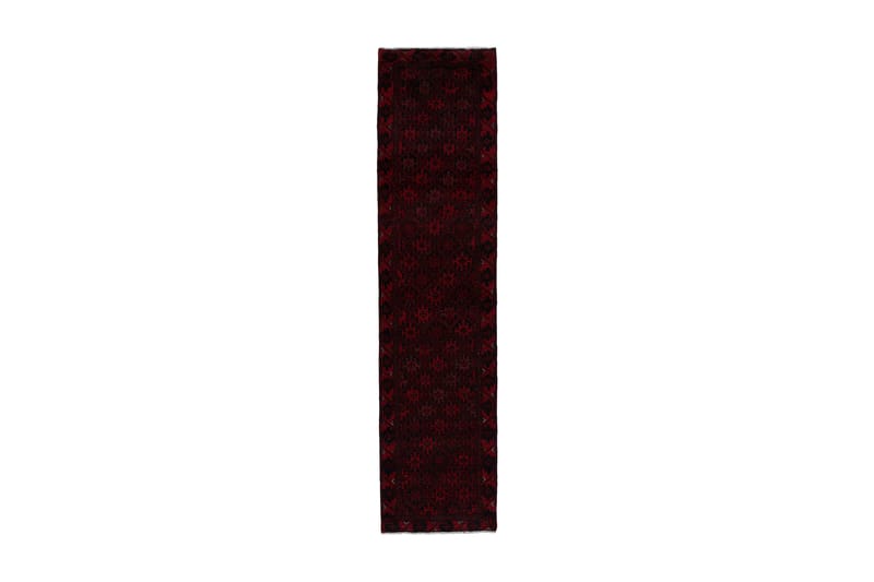 Håndknyttet persisk tæppe 50x208 cm - Rød / mørkeblå - Orientalske tæpper - Persisk tæppe