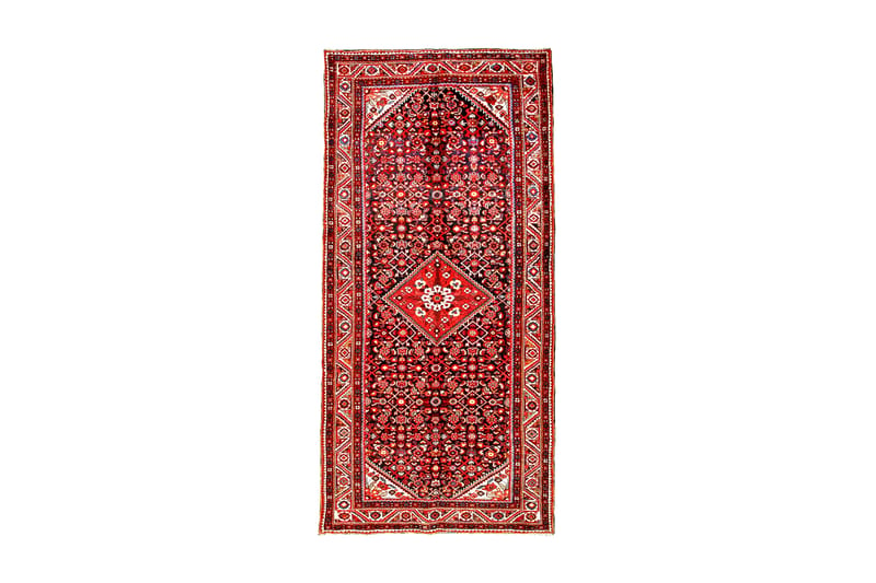 Håndknyttet persisk tæppe 150x321 cm - Rød / Beige - Orientalske tæpper - Persisk tæppe