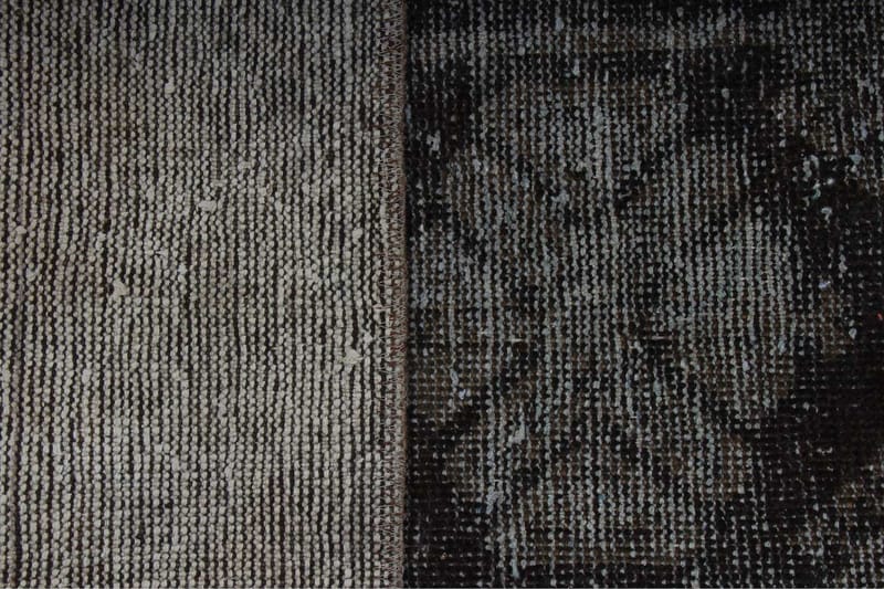 Håndknyttet persisk tæppe 76x130 cm Vintage - Grå / mørkegrøn - Orientalske tæpper - Persisk tæppe