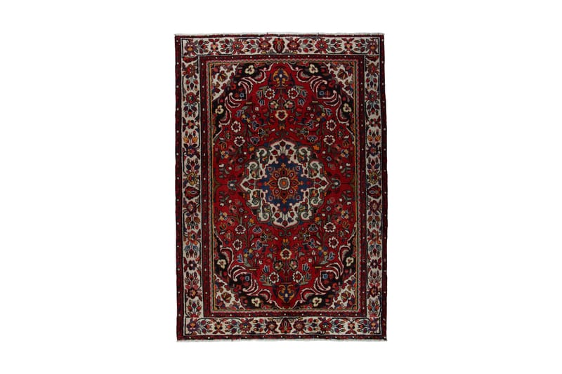 Håndknyttet persisk tæppe 157x229 cm - Rød / Beige - Orientalske tæpper - Persisk tæppe