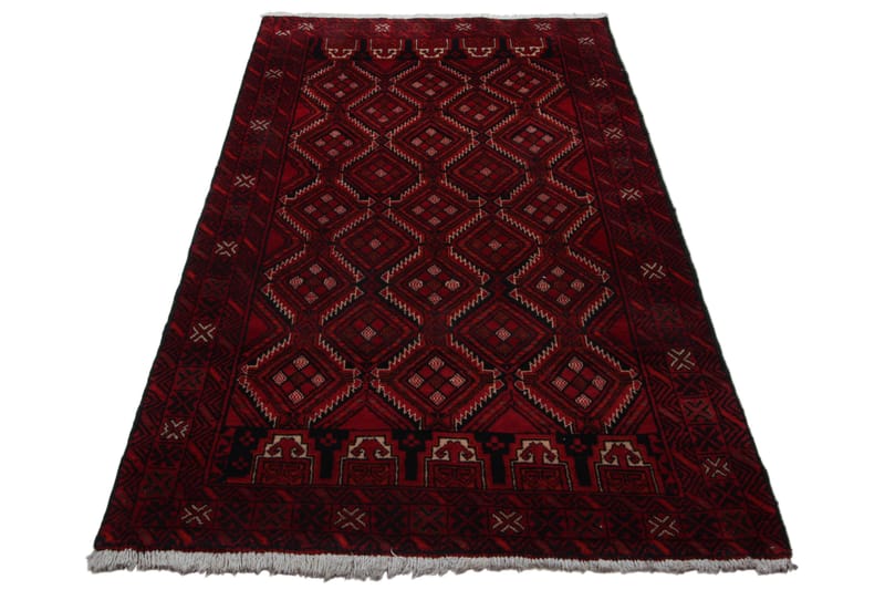 Håndknyttet Persisk tæppe 104x197 cm Kelim - Rød / sort - Orientalske tæpper - Persisk tæppe