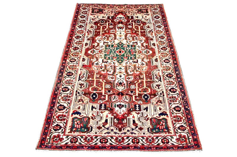 Håndknyttet persisk tæppe 165x324 cm - Rød / Beige - Orientalske tæpper - Persisk tæppe