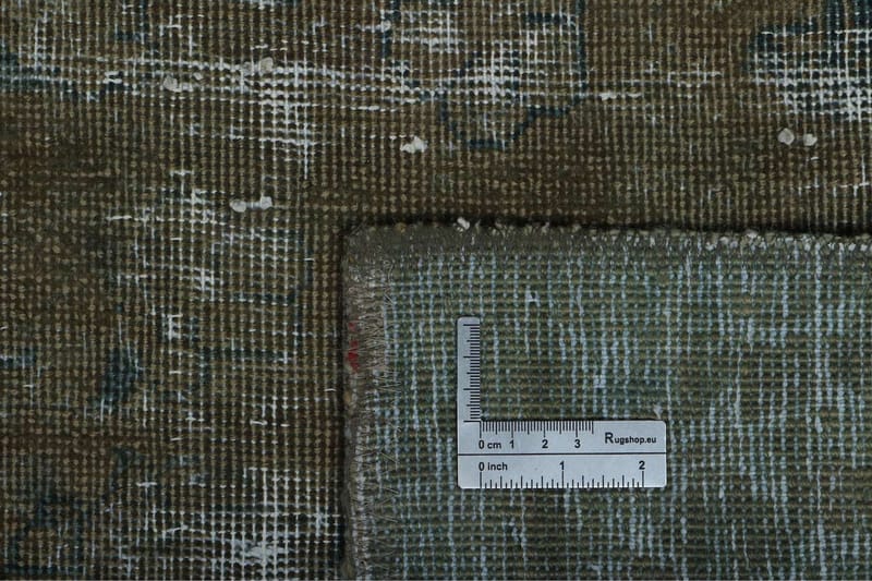 Håndknyttet persisk tæppe 258x378 cm Vintage - Grøn - Orientalske tæpper - Persisk tæppe