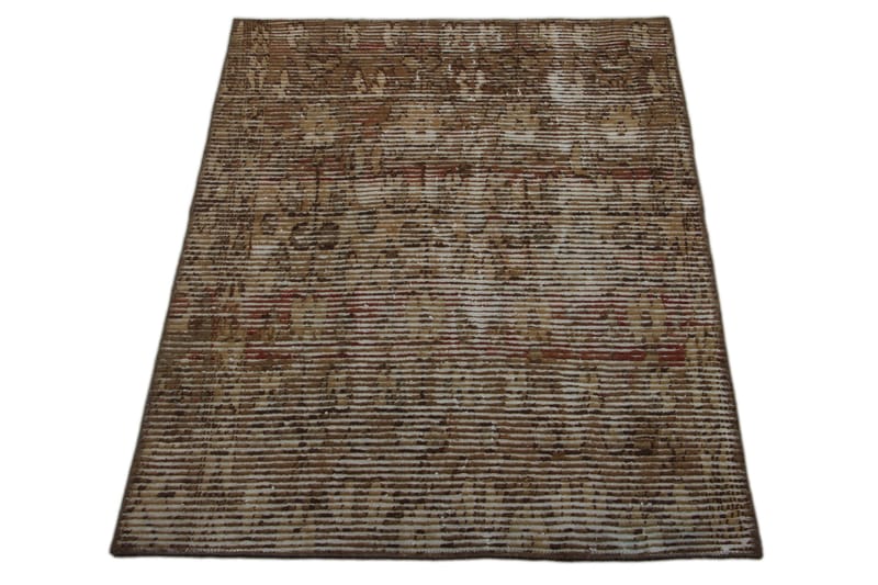 Håndknyttet persisk tæppe 105x145 cm Vintage - Brun / Beige - Orientalske tæpper - Persisk tæppe