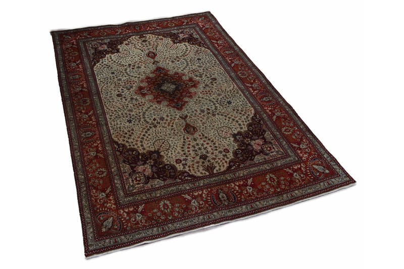 Håndknyttet persisk tæppe Varni 108x142 cm Kelim - Beige / kobber - Orientalske tæpper - Persisk tæppe