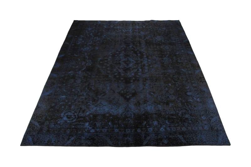 Håndknyttet persisk tæppe 270x355 cm Vintage - Blå / mørkeblå - Orientalske tæpper - Persisk tæppe