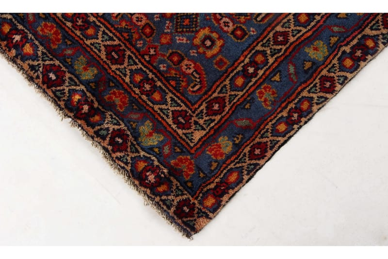 Håndknyttet persisk tæppe 130x297 cm - Mørkeblå / rød - Orientalske tæpper - Persisk tæppe