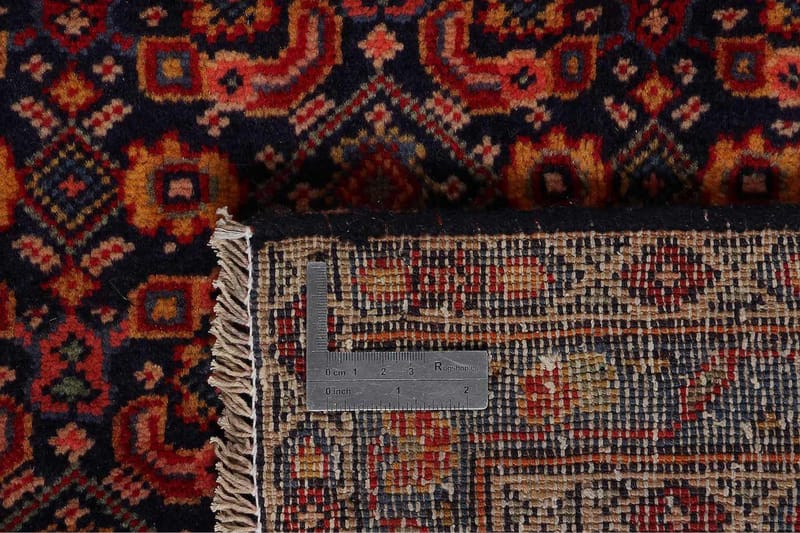 Håndknyttet persisk tæppe 130x297 cm - Mørkeblå / rød - Orientalske tæpper - Persisk tæppe