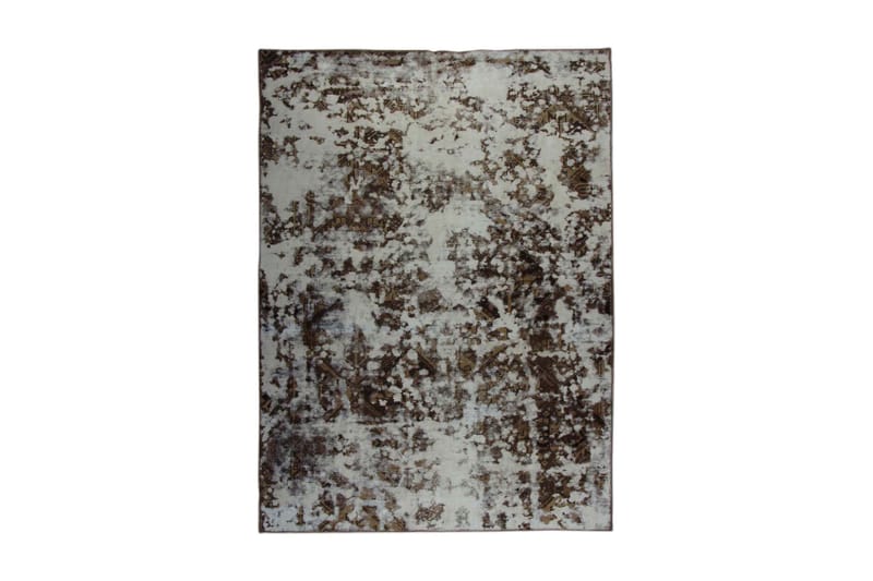 Håndknyttet persisk tæppe 186x235 cm Vintage - Beige / brun - Orientalske tæpper - Persisk tæppe