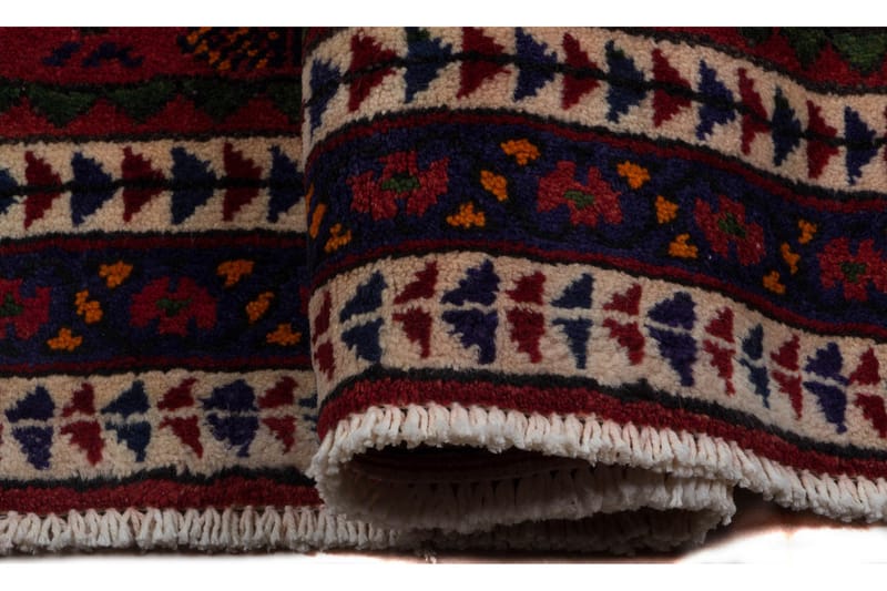 Håndknyttet persisk tæppe 115x172 cm - Rød / sort - Orientalske tæpper - Persisk tæppe