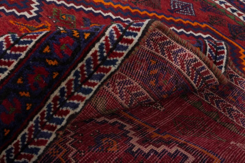 Håndknyttet persisk tæppe 115x172 cm - Rød / sort - Orientalske tæpper - Persisk tæppe