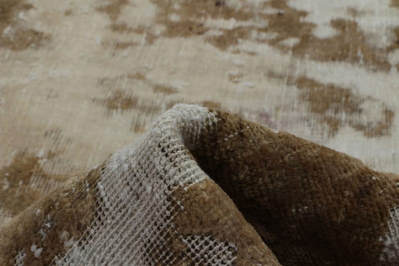 Håndknyttet persisk tæppe 122x182 cm Vintage - Beige / brun - Orientalske tæpper - Persisk tæppe