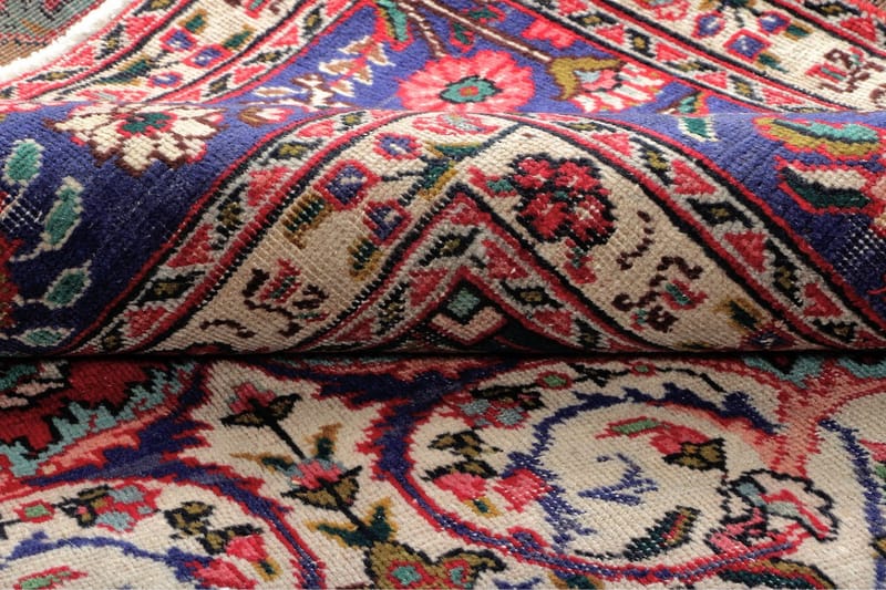 Håndknyttet persisk Patchwork 245x347 cm Kelim - Rød / mørkeblå - Orientalske tæpper - Persisk tæppe