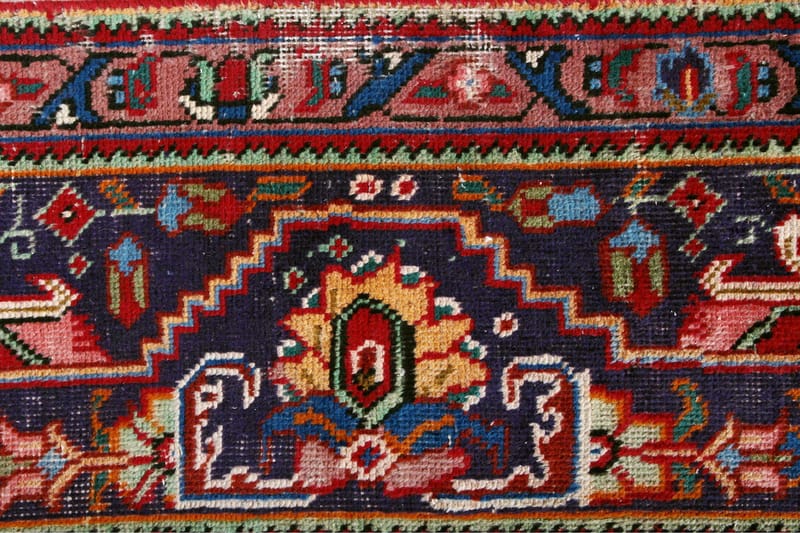 Håndknyttet Persisk tæppe 295x368 cm Kelim - Rød / mørkeblå - Orientalske tæpper - Persisk tæppe