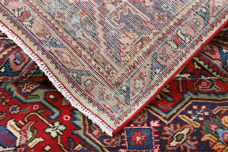 Håndknyttet Persisk tæppe 295x368 cm Kelim - Rød / mørkeblå - Orientalske tæpper - Persisk tæppe