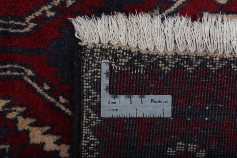 Håndknyttet persisk tæppe bølge 90x193 cm Kelim - Rød / sort - Orientalske tæpper - Persisk tæppe