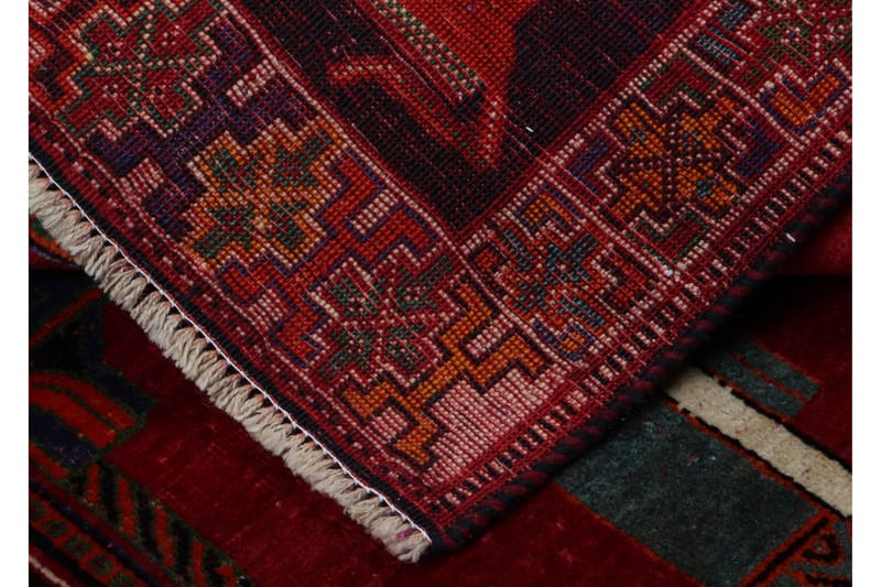 Håndknyttet persisk tæppe 127x188 cm - Rød / Beige - Orientalske tæpper - Persisk tæppe
