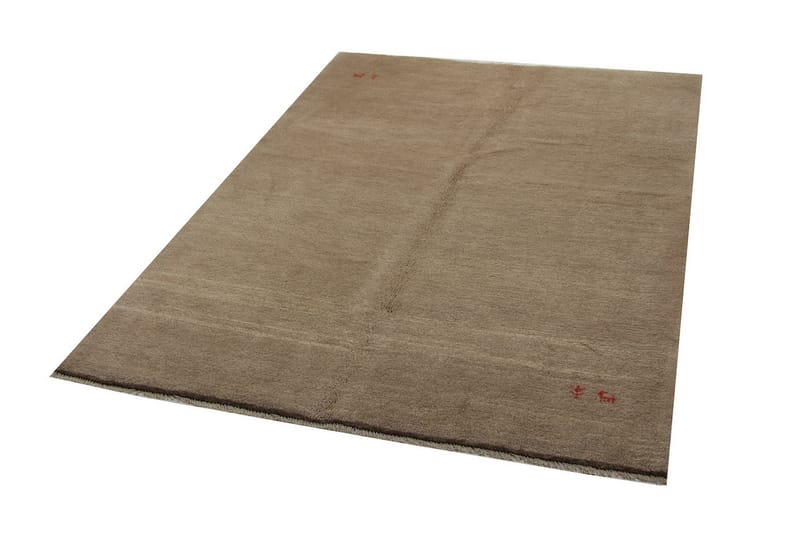 Håndknyttet Persisk Uldtæppe 175x235 cm Gabbeh Shiraz - Beige - Orientalske tæpper - Persisk tæppe
