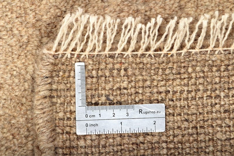 Håndknyttet Persisk Uldtæppe 175x235 cm Gabbeh Shiraz - Beige - Orientalske tæpper - Persisk tæppe