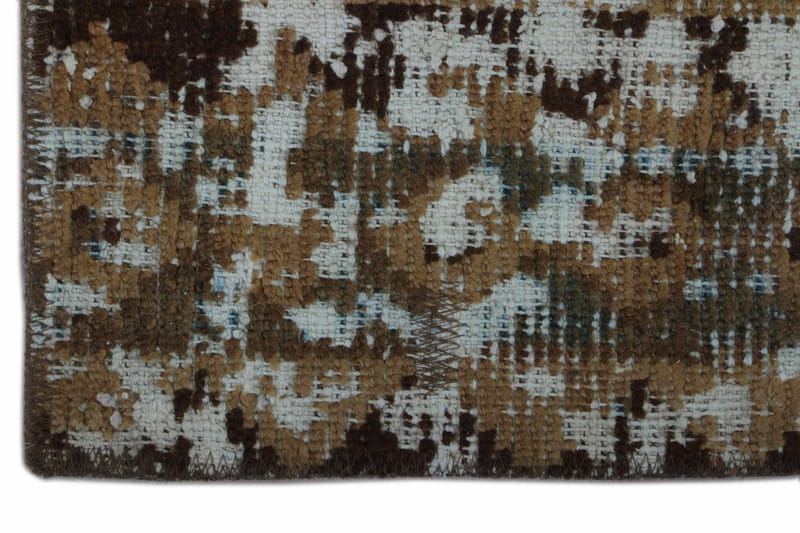 Håndknyttet persisk tæppe 135x170 cm Vintage - Beige / brun - Orientalske tæpper - Persisk tæppe