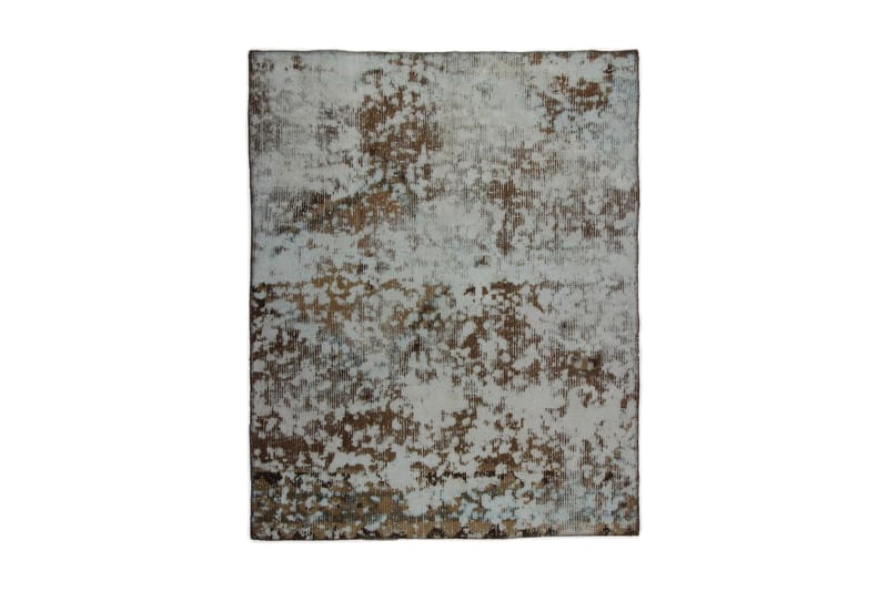 Håndknyttet persisk tæppe 135x170 cm Vintage - Beige / brun - Orientalske tæpper - Persisk tæppe