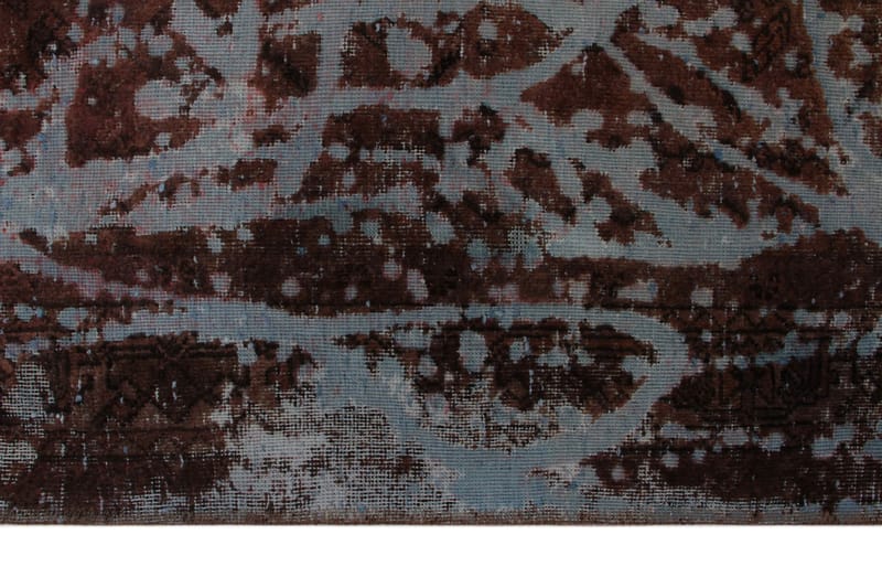 Håndknyttet persisk tæppe 140x190 cm Vintage - Blå / brun - Orientalske tæpper - Persisk tæppe