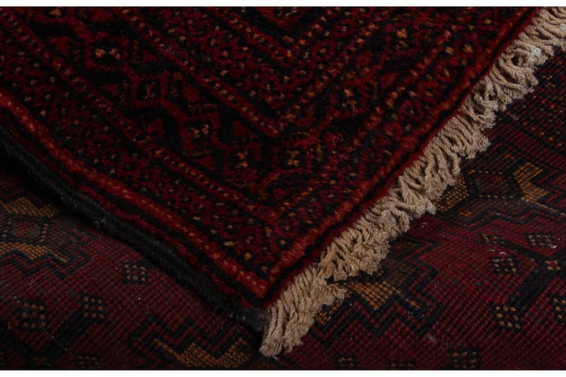Håndknyttet persisk tæppe 77x205 cm - Rød / sort - Orientalske tæpper - Persisk tæppe