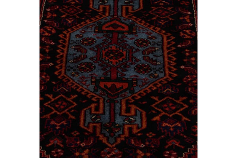Håndknyttet persisk tæppe 142x221 cm - Mørkeblå / rød - Orientalske tæpper - Persisk tæppe