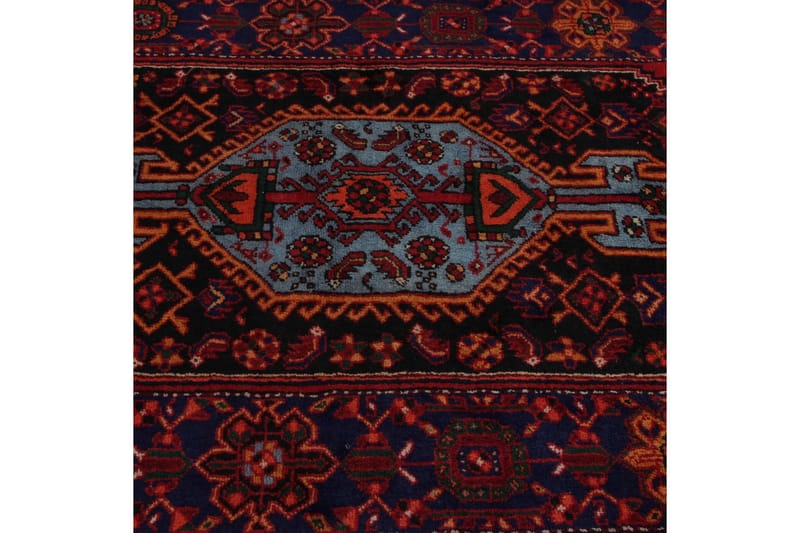 Håndknyttet persisk tæppe 142x221 cm - Mørkeblå / rød - Orientalske tæpper - Persisk tæppe