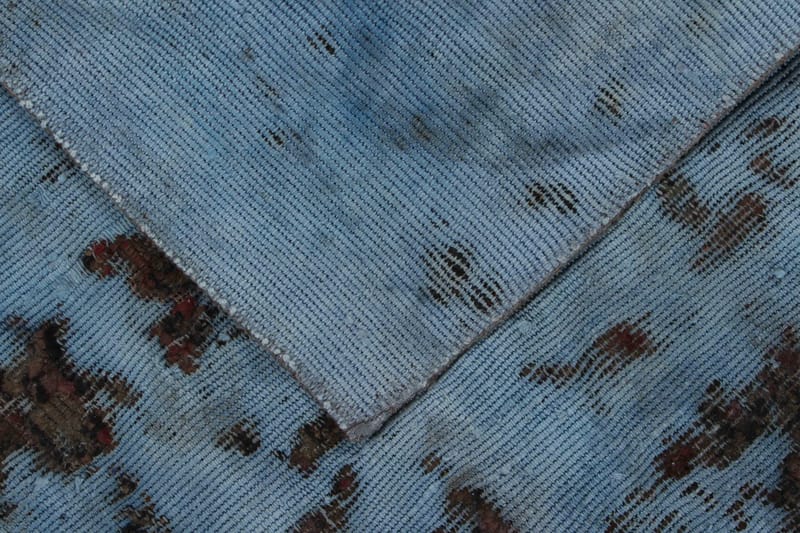 Håndknyttet persisk tæppe 151x200 cm Vintage - Blå / brun - Orientalske tæpper - Persisk tæppe