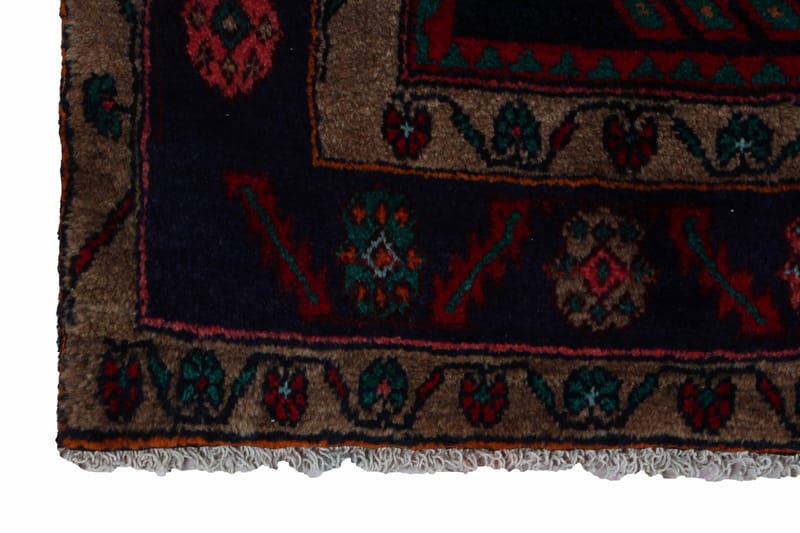 Håndknyttet persisk tæppe 158x305 cm - Sort / mørkerød - Orientalske tæpper - Persisk tæppe