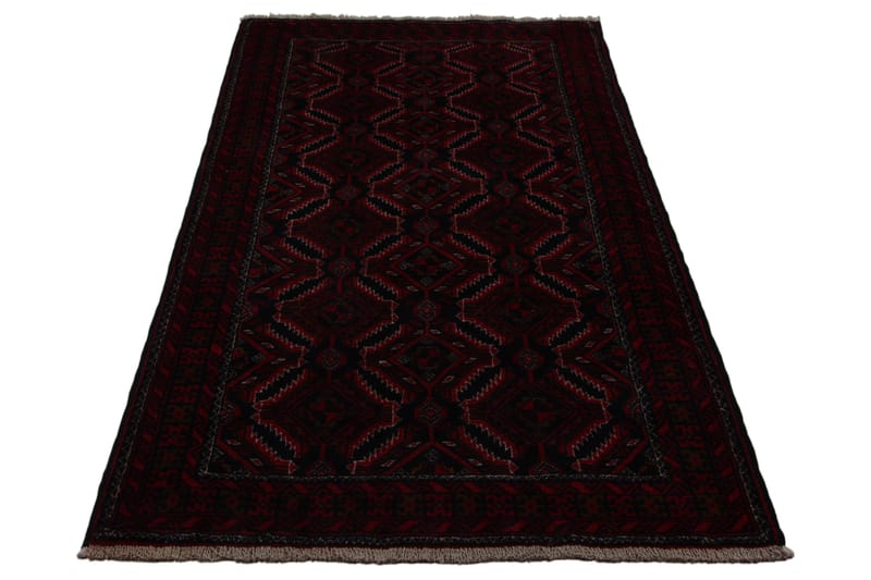 Håndknyttet Persisk tæppe 103x190 cm Kelim - Rød / sort - Orientalske tæpper - Persisk tæppe