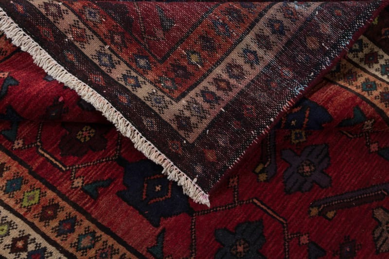 Håndknyttet persisk tæppe 151x293 cm - Rød / mørkeblå - Orientalske tæpper - Persisk tæppe