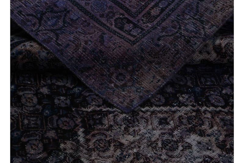 Håndknyttet persisk tæppe 268x350 cm Vintage - Mørkeblå / grå - Orientalske tæpper - Persisk tæppe