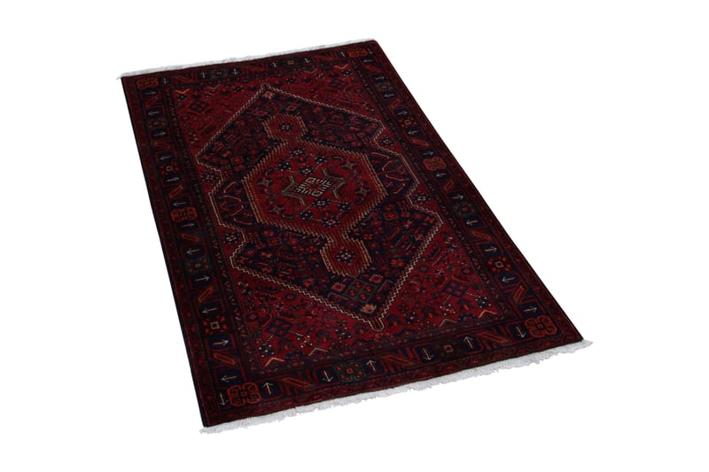 Håndknyttet persisk tæppe Varni 143x243 cm Kelim - Rød / mørkeblå - Orientalske tæpper - Persisk tæppe