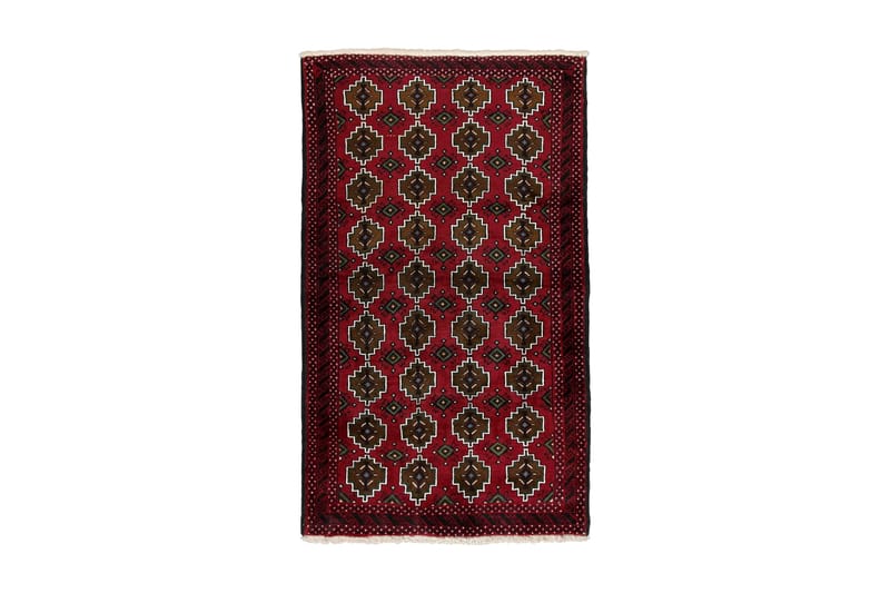Håndknyttet Persisk tæppe 110x186 cm Kelim - Rød / sort - Orientalske tæpper - Persisk tæppe