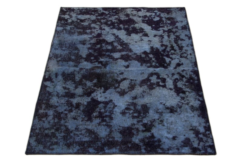 Håndknyttet persisk tæppe 115x157 cm Vintage - Blå / mørkeblå - Orientalske tæpper - Persisk tæppe