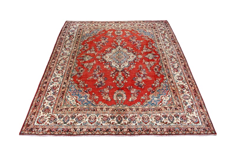Håndknyttet persisk tæppe 277x358 cm - Rød / Beige - Orientalske tæpper - Persisk tæppe