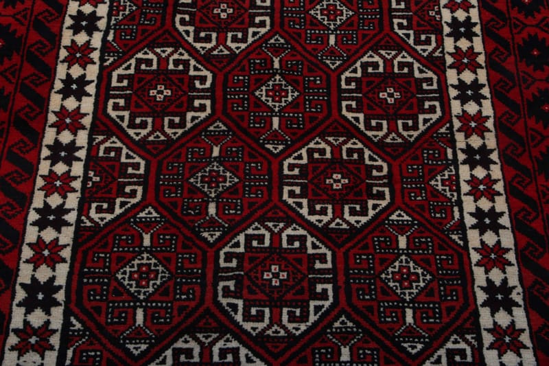Håndknyttet Persisk tæppe 103x189 cm Kelim - Rød / sort - Orientalske tæpper - Persisk tæppe